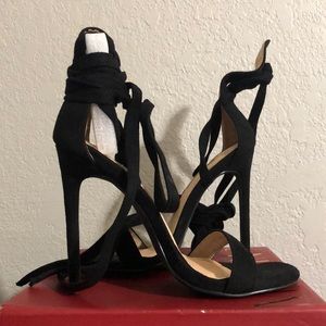 Lace up heels